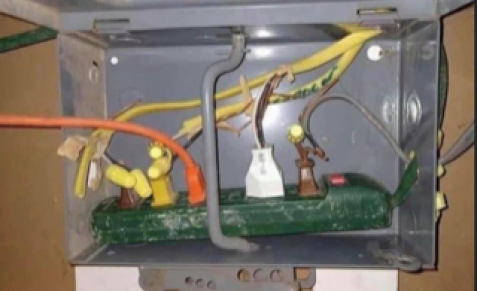 electrical panel fire hazard