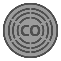 carbon monoxide detector icon