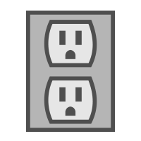 electrical recepticle icon