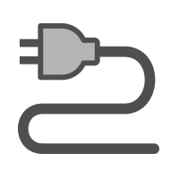 electrical cord icon