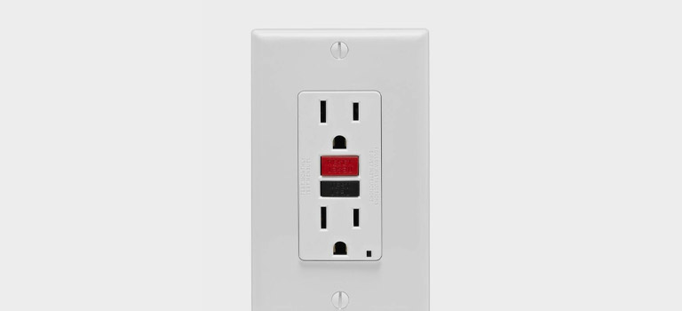 gfci protected electrical outlet
