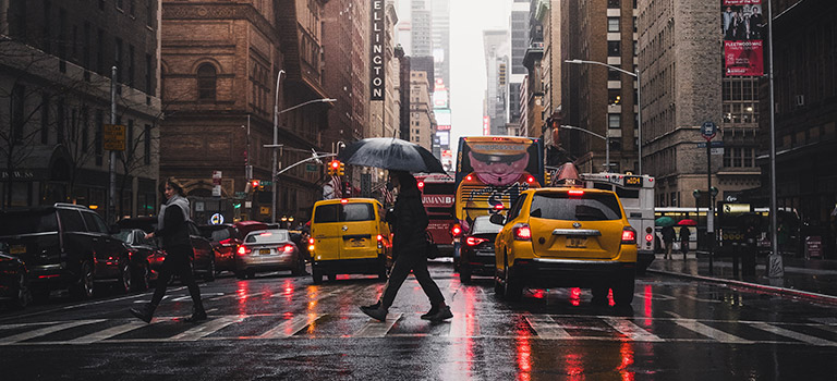 rainfall in city