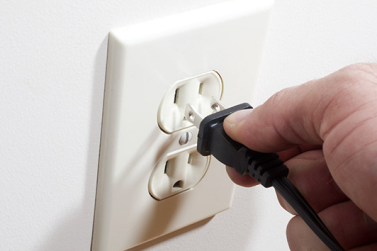 electrical outlet and plug